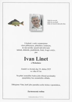 Smut. oznámení Ivan Linet